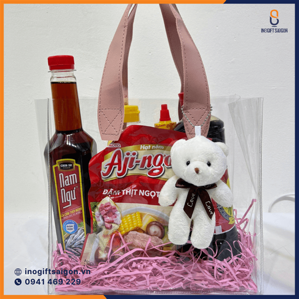 Giỏ quà Tết nhu yếu phẩm