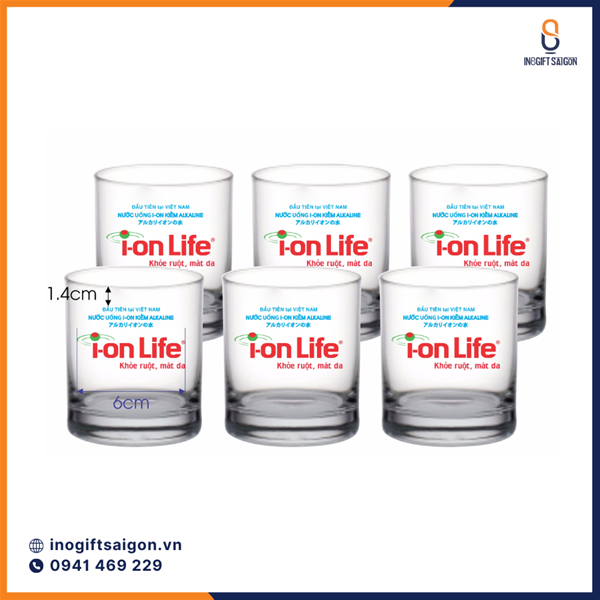 Cung cấp quà tặng ly thủy tinh in logo số lượng lớn