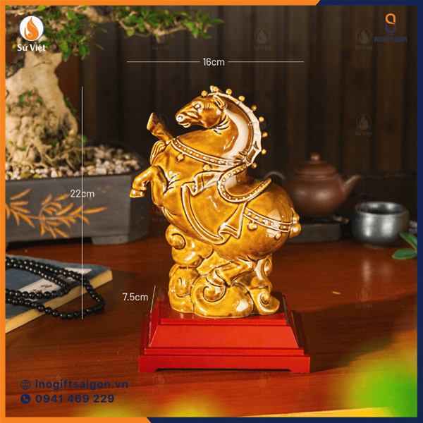 Tượng Mã Ú - Quà tặng linh vật Tết Bính Ngọ 2026