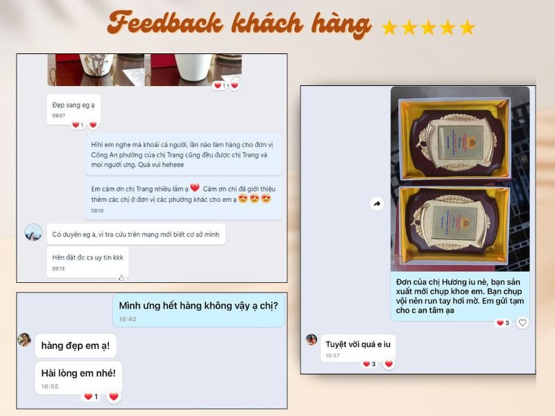 Feedback khách hàng tại Inogift Sài Gòn